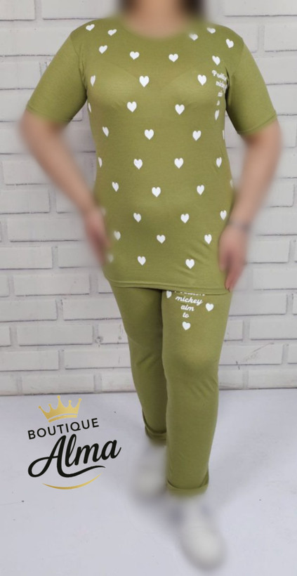 ست تیشرت شلوار زنانه و دخترانه