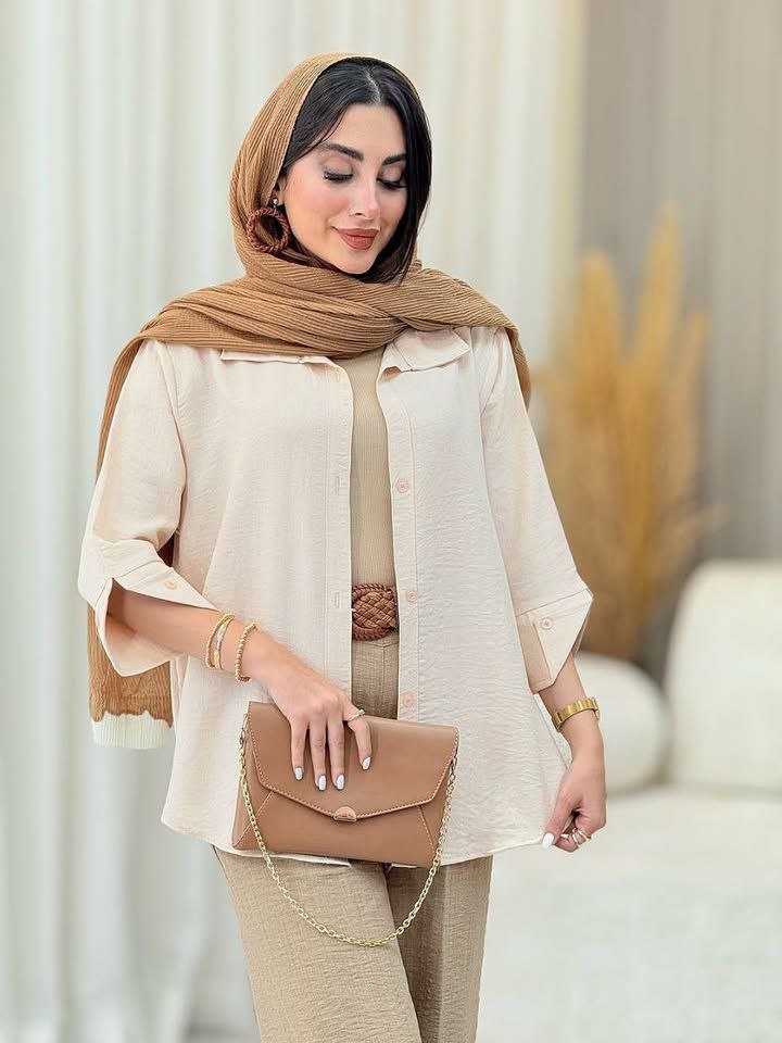 شومیز سفید زنانه