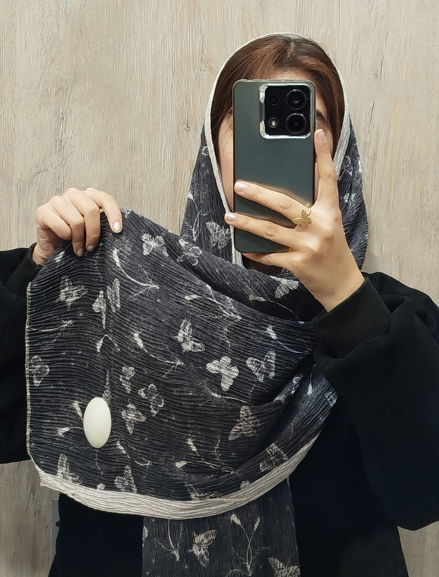 شال طرح دار مجلسی