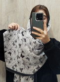 شال برشکا پروانه ای
